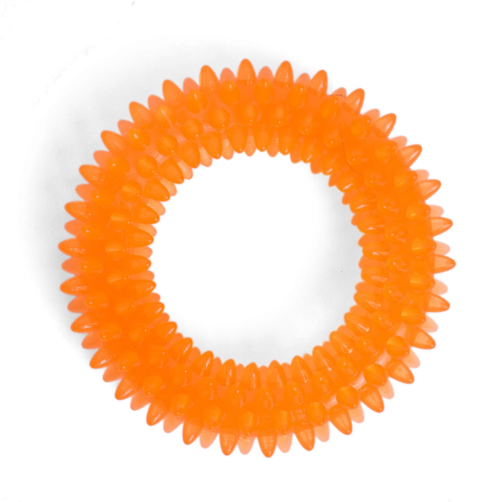 Petface Seriously Strong Dental Ring Dog Toy - Durable Chew Toy | Orange | Portable 3