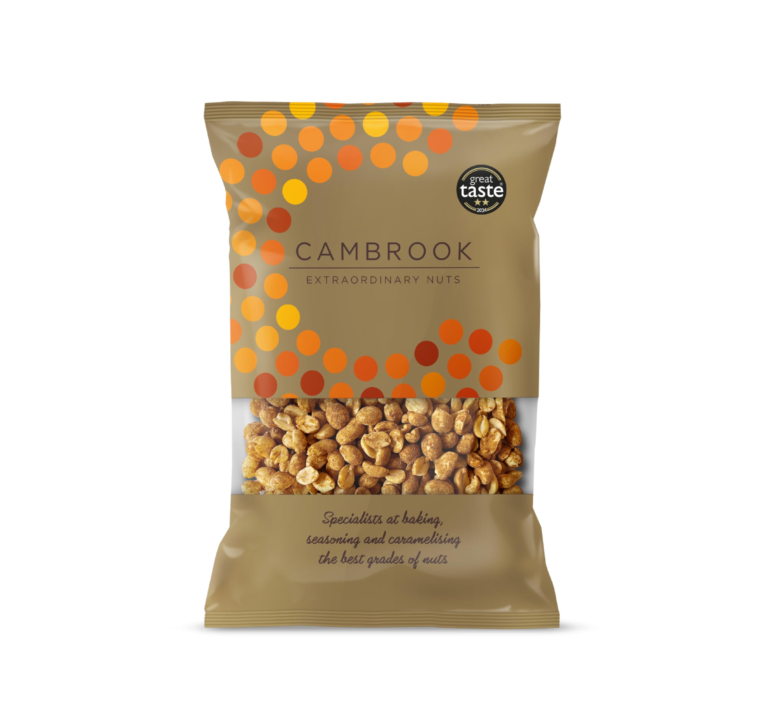 Cambrook Dry Roasted Peanuts - 1kg Bag | Gluten-Free | Suitable for Vegans 1