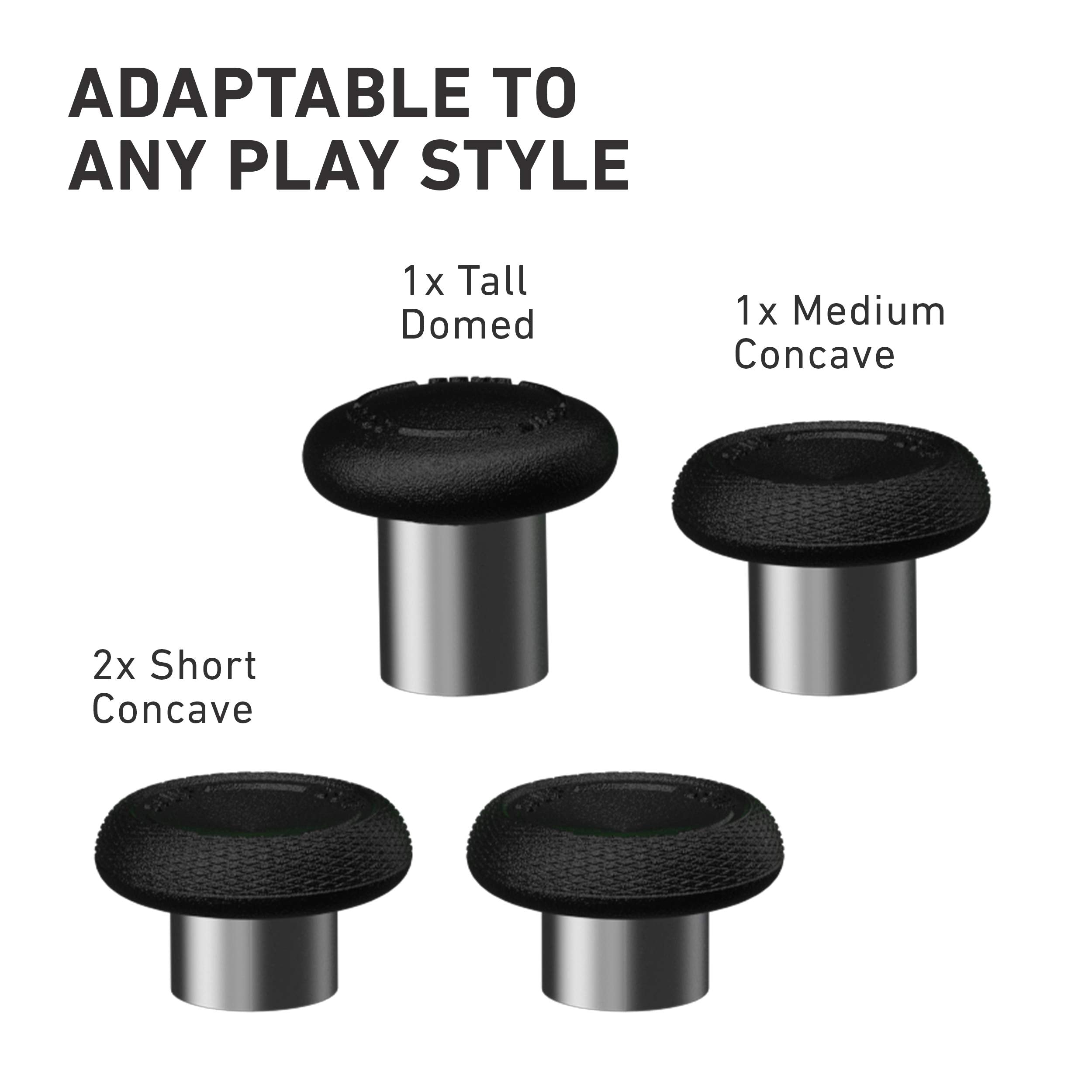 SCUF Elite Series 2 Thumbsticks for Xbox Elite Series 2 Controller - 4-Pack Black