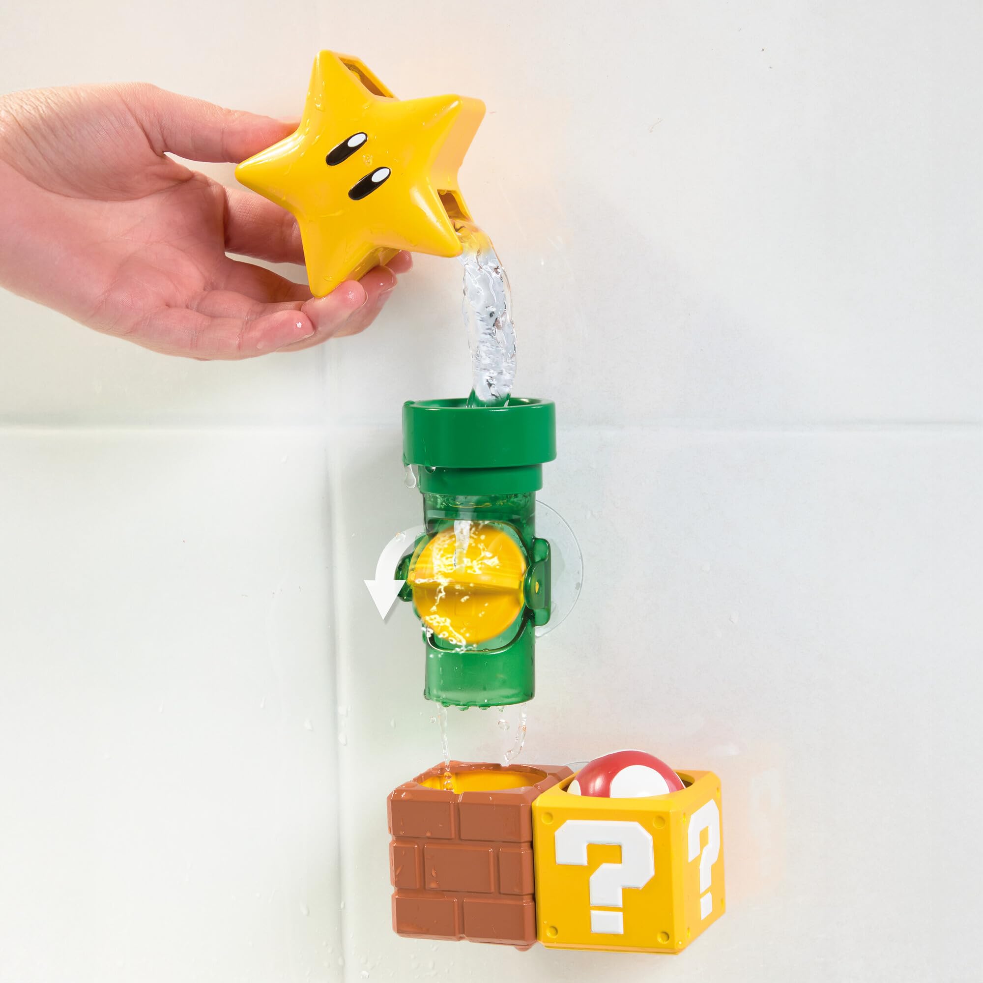 TOMY Super Mario Pipes Bath Toy | Plastic | Unisex Children 2