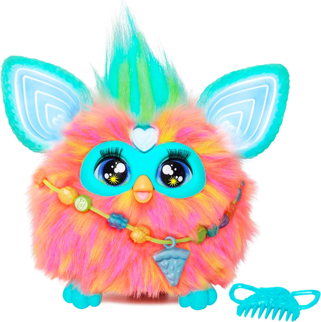 Furby Coral - Interactive Talking & Dancing Toy for Kids 6+