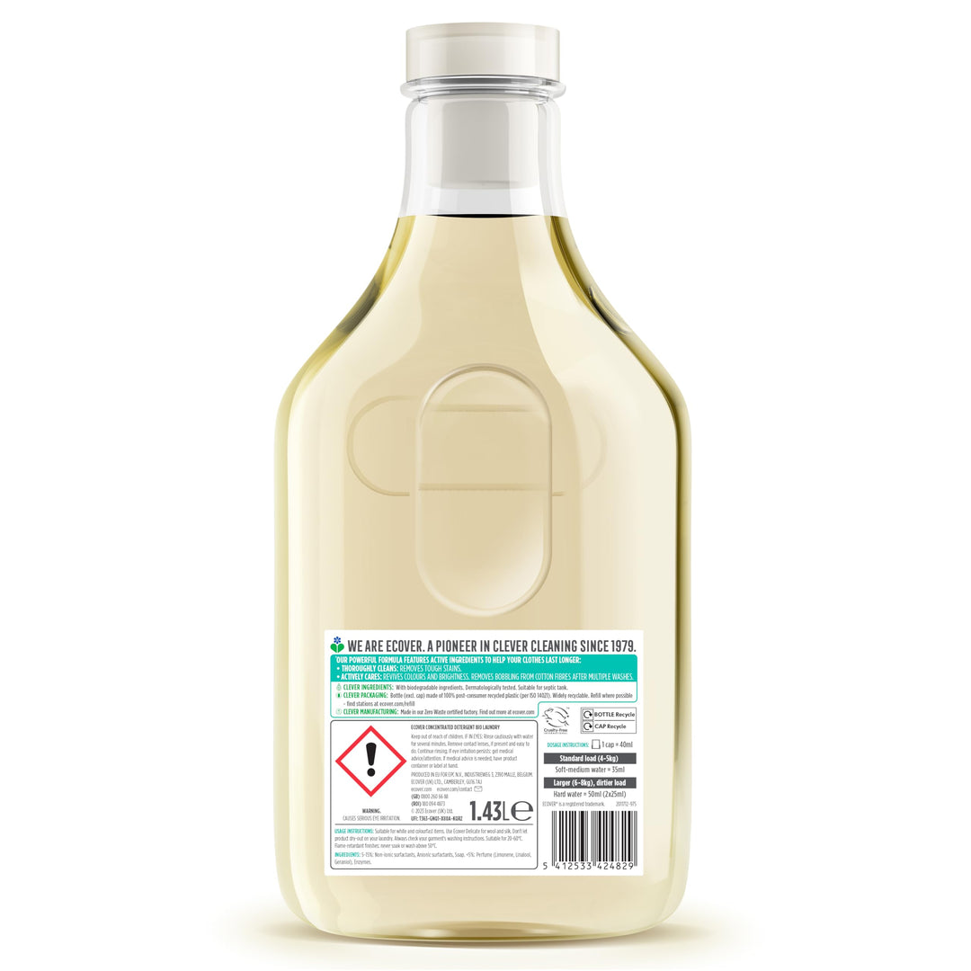 Ecover - Concentrated Bio Laundry Detergent Liquid with Honeysuckle & Jasmine Fragrance