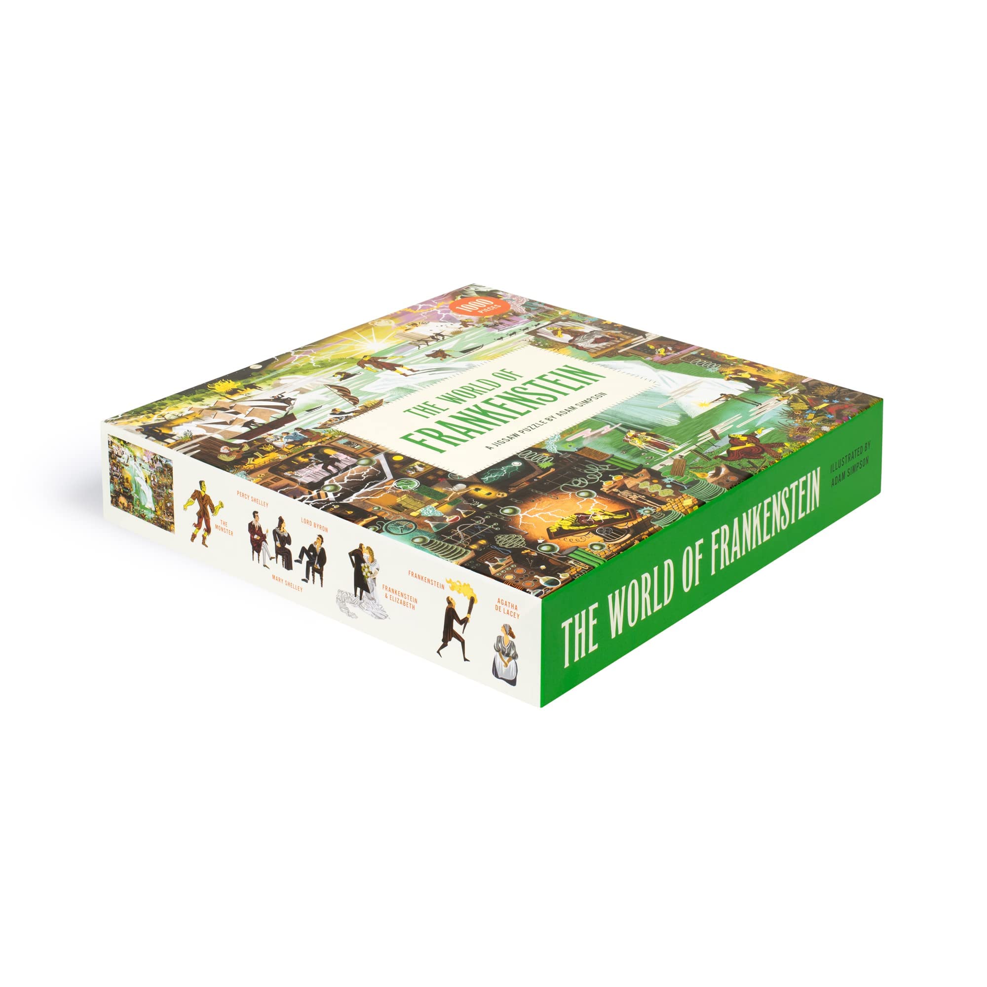 The World of Frankenstein Jigsaw Puzzle - 1000 Piece Gothic Horror Puzzle for Ages 10+ 3