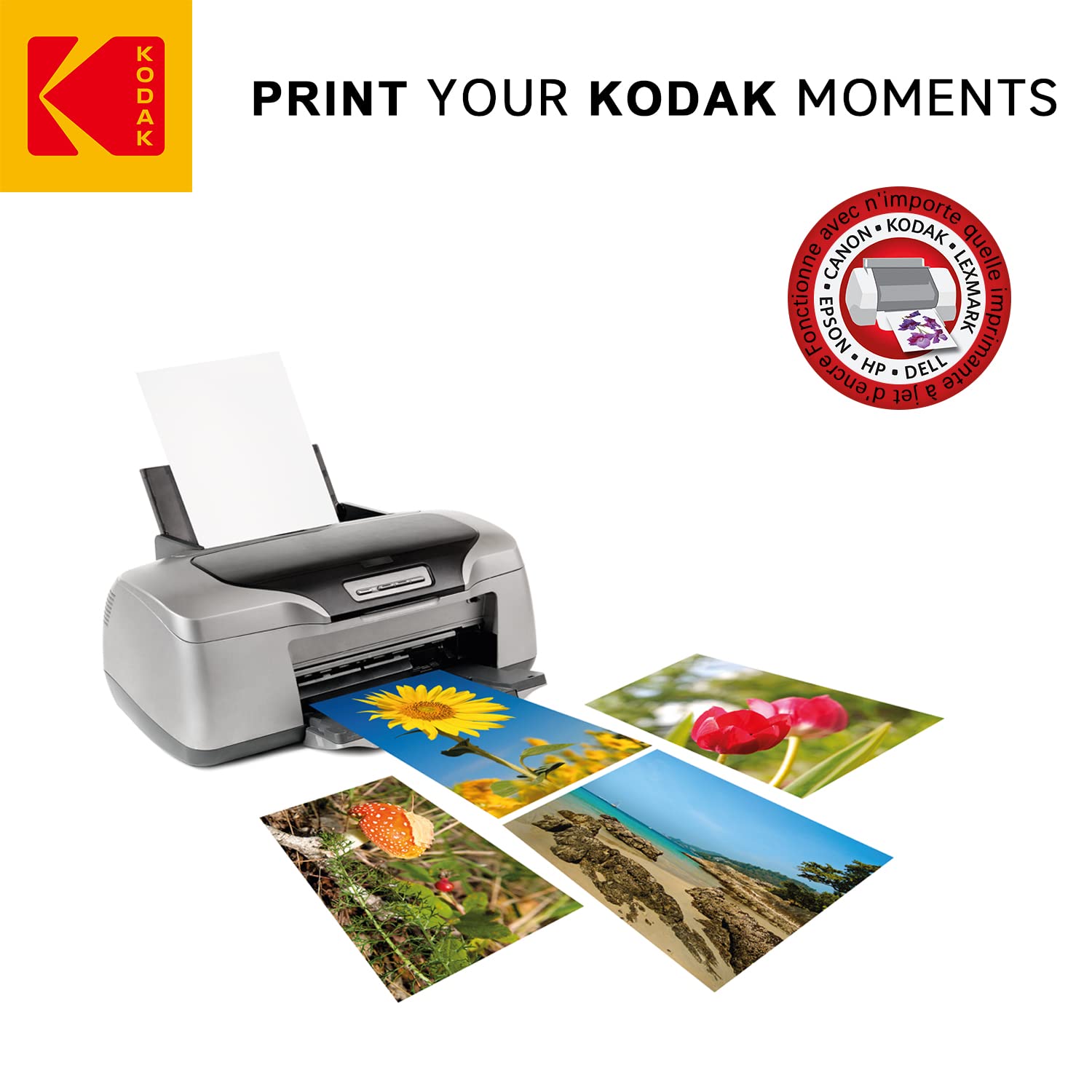 KODAK Snapshot Photo Paper - 25 Sheets A4 Inkjet | 180 g/m² Glossy Finish 3