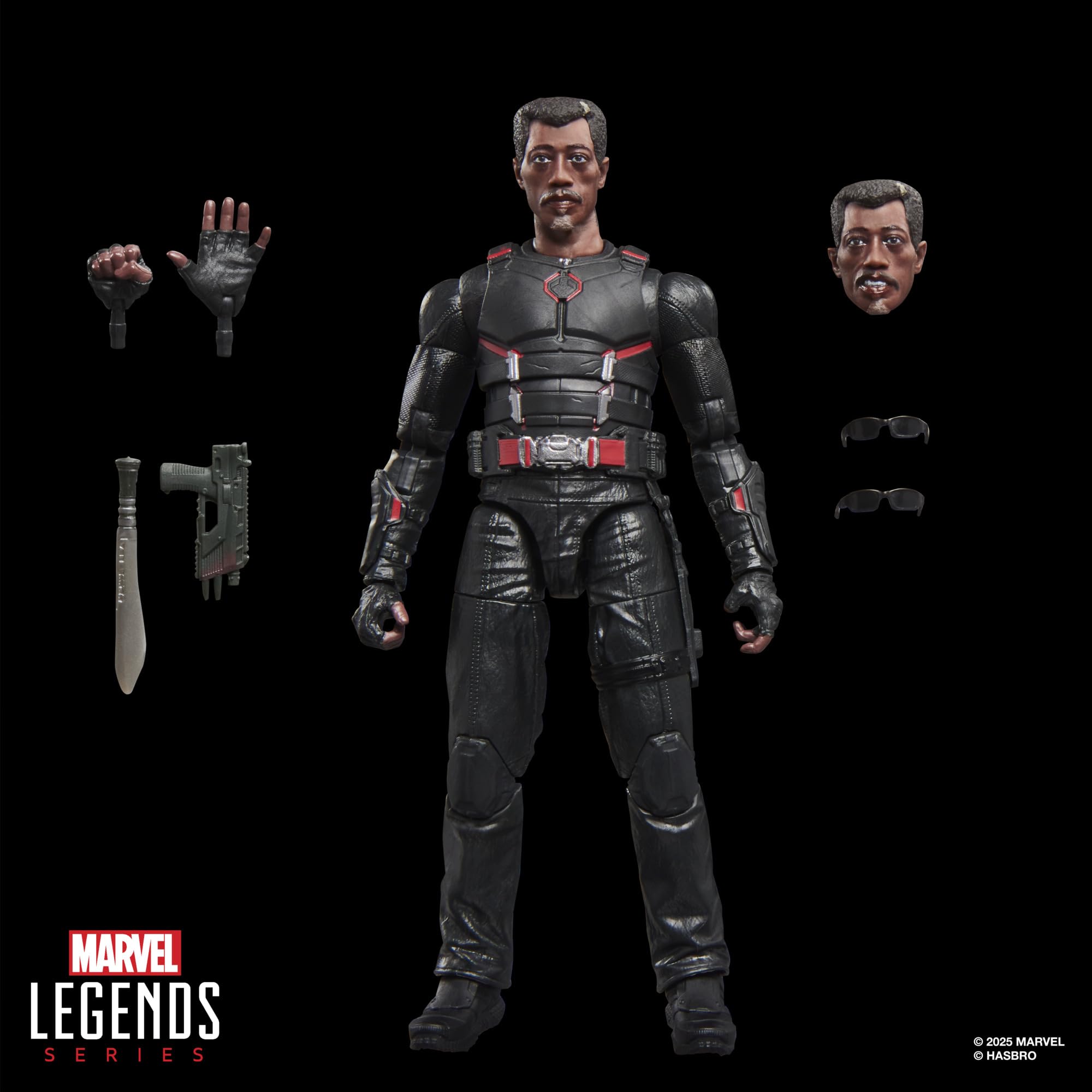 Marvel Legends Series Marvel's Blade Action Figure | 6-Inch Scale | 20+ Points of Articulation 2