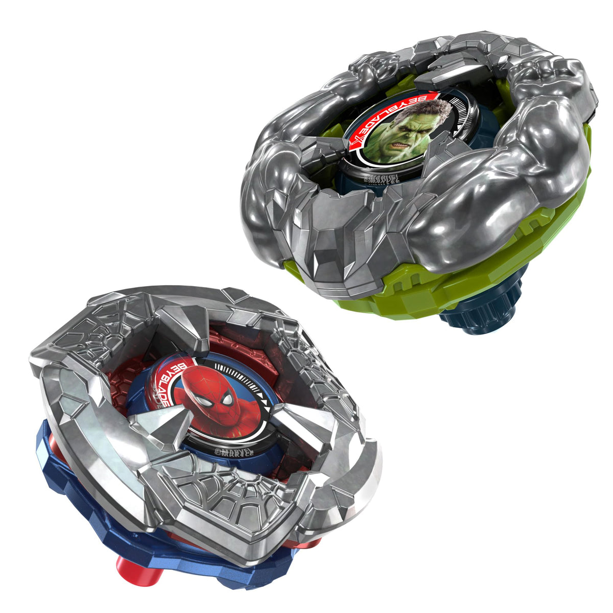 Beyblade X Spider-Man vs Hulk Battling Tops - 2 Tops, 2 Launchers, Ages 8+