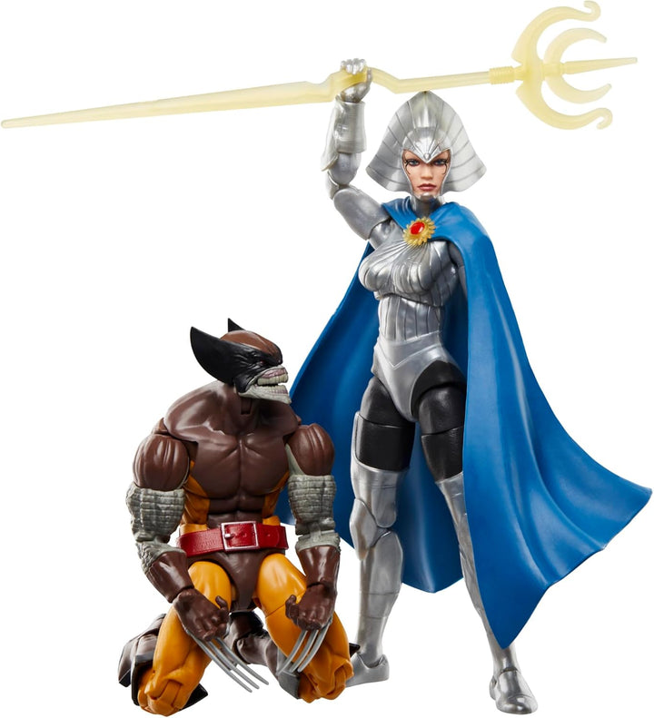 Hasbro Marvel Legends Series X-Men - Wolverine (Brood Infection) & Lilandra Neramani 2-Pack Action Figures (F9034)