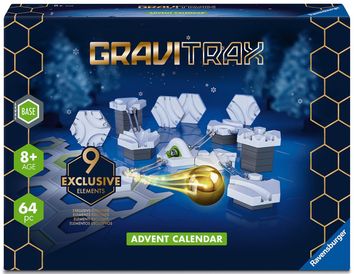 Ravensburger GraviTrax Advent Calendar 2025 - Marble Run STEM Construction Toy for Ages 8+ 1