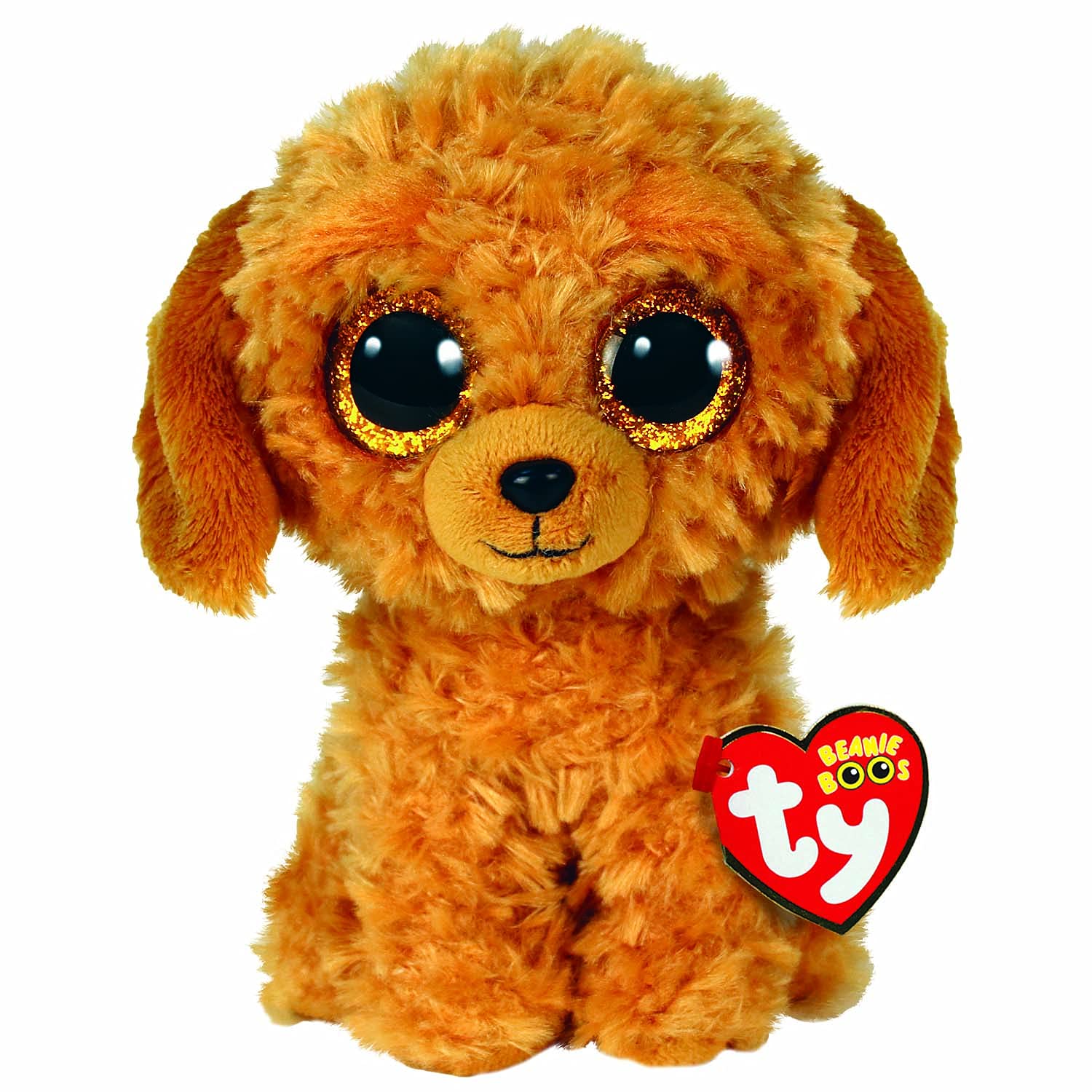 TY Beanie Boos Noodles Labradoodle Stuffed Animal Plush Toy | 6 Inches | Golden Orange