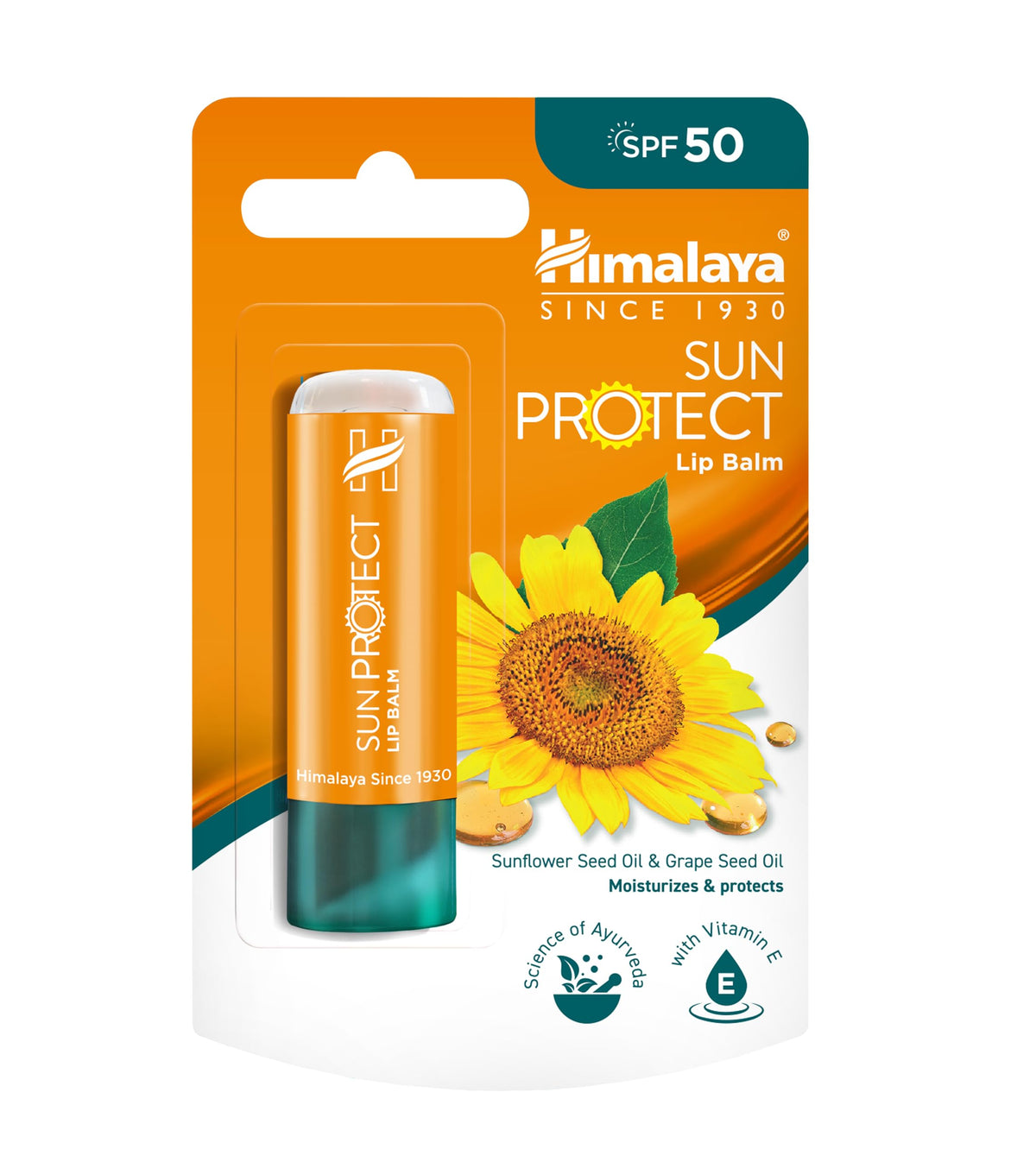 Himalaya Sun Protect Lip Balm SPF 50 - Nourishing & Moisturizing | UVA/UVB Protection | 4g