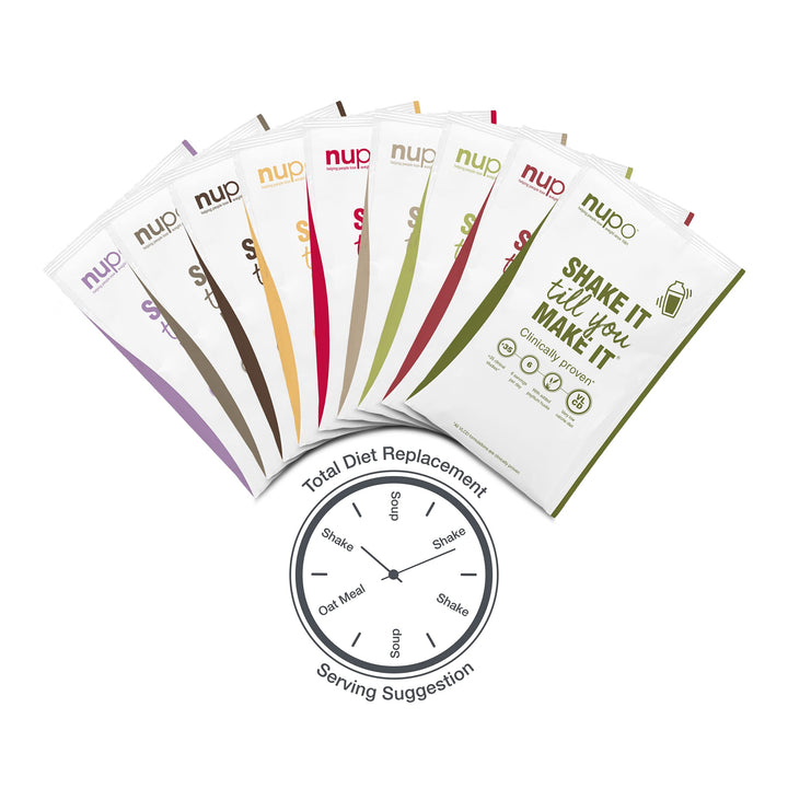 NUPO Diet Meal Replacement Gluten Free Spicy Thai Chicken Soup (12 Servings)