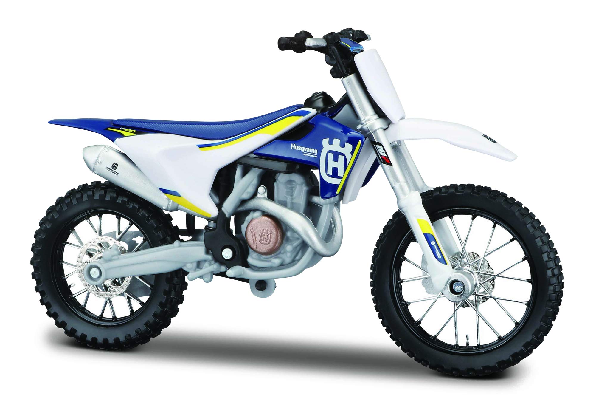 Maisto Husqvarna FC 450 Motorbike - 1:18 Scale Diecast Model - Blue 1