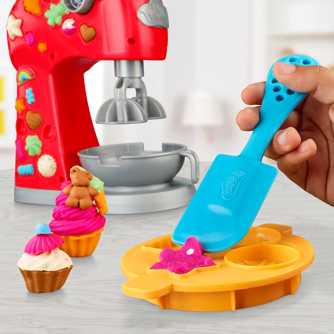 Play-Doh Kitchen Creations Magical Mixer Playset - Toy Mixer with 5 Cans of Play-Doh for Kids 3+