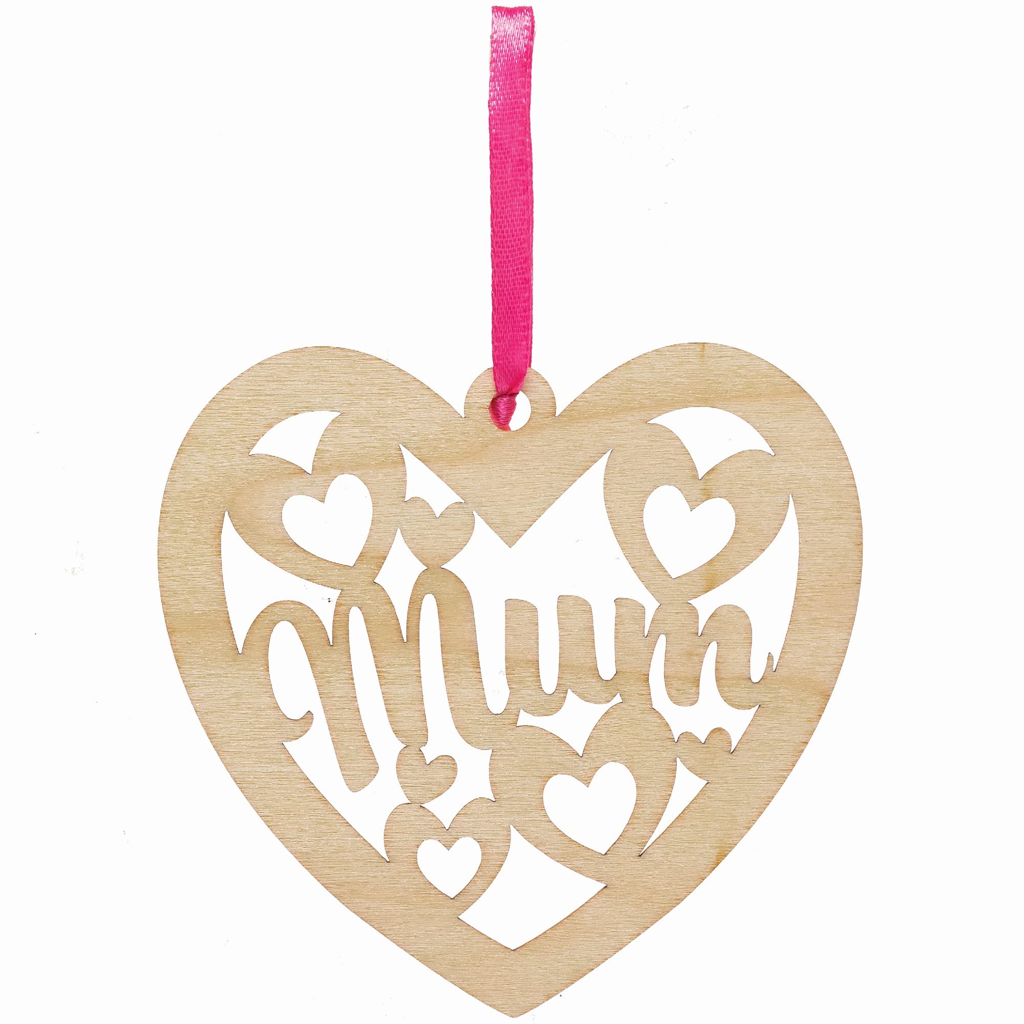 Baker Ross Wooden Decorations for Mother's Day Crafts - Pack of 10 | 14.8cm x 21cm Boards
