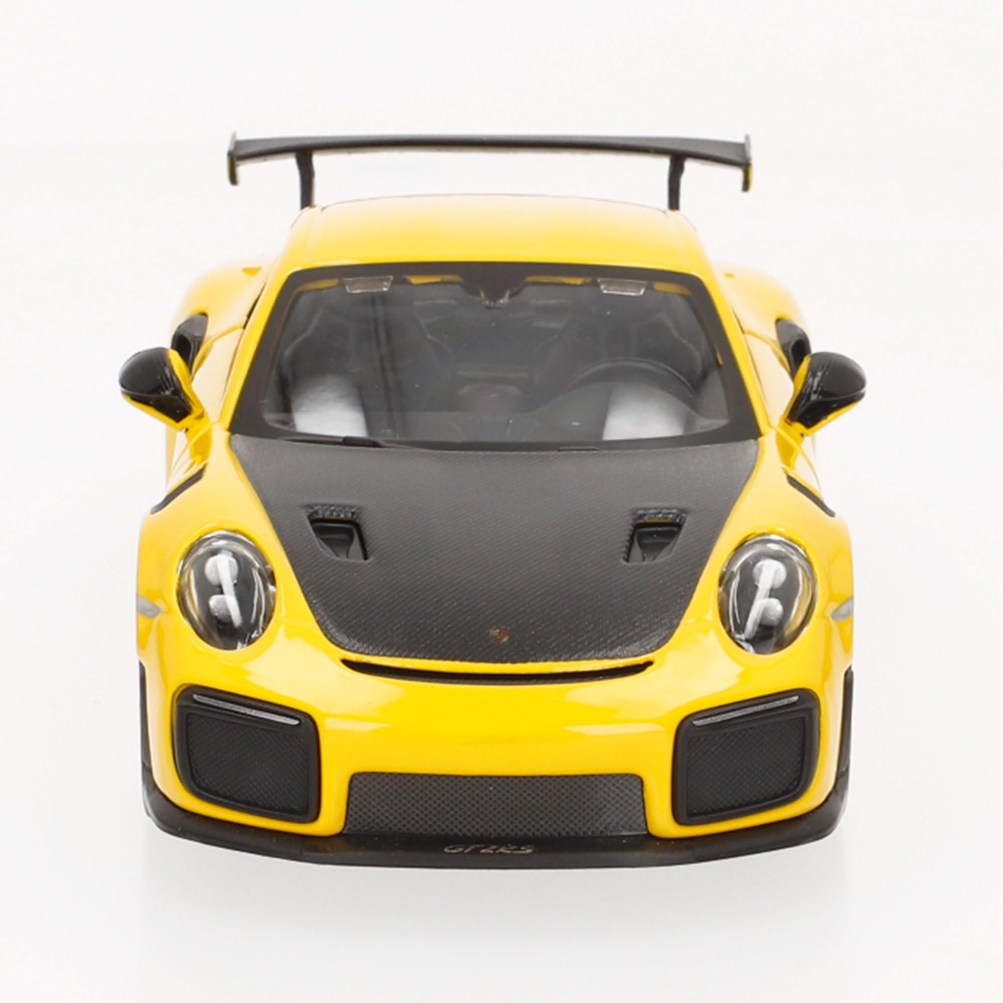 Maisto 1:24 Porsche 911 GT2 RS Diecast Model Car - Yellow and Black 20