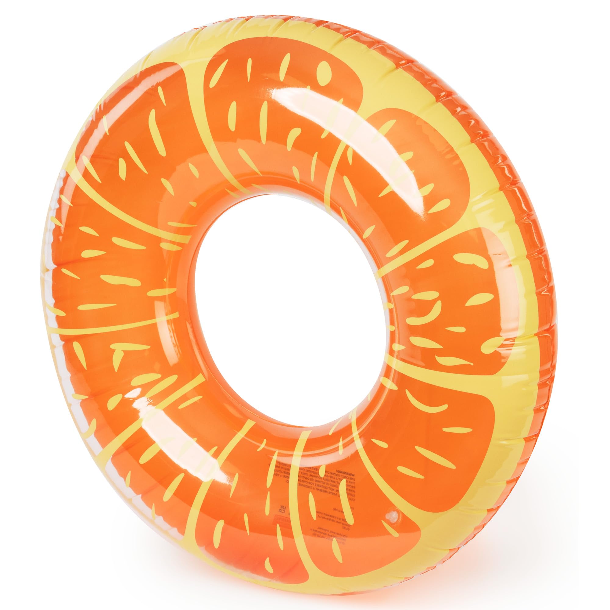SPLASH! Inflatable Swimming Ring 90cm - Durable PVC, Supports 80kg | Fruit Design 1