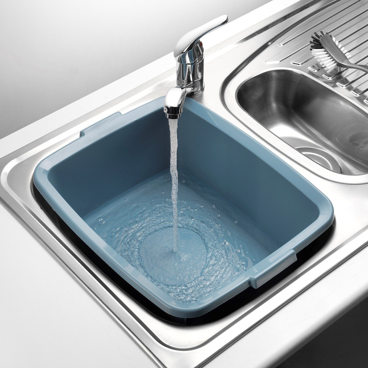 Addis Washing Up Bowl - 12L Capacity | Plastic | Air Blue 4