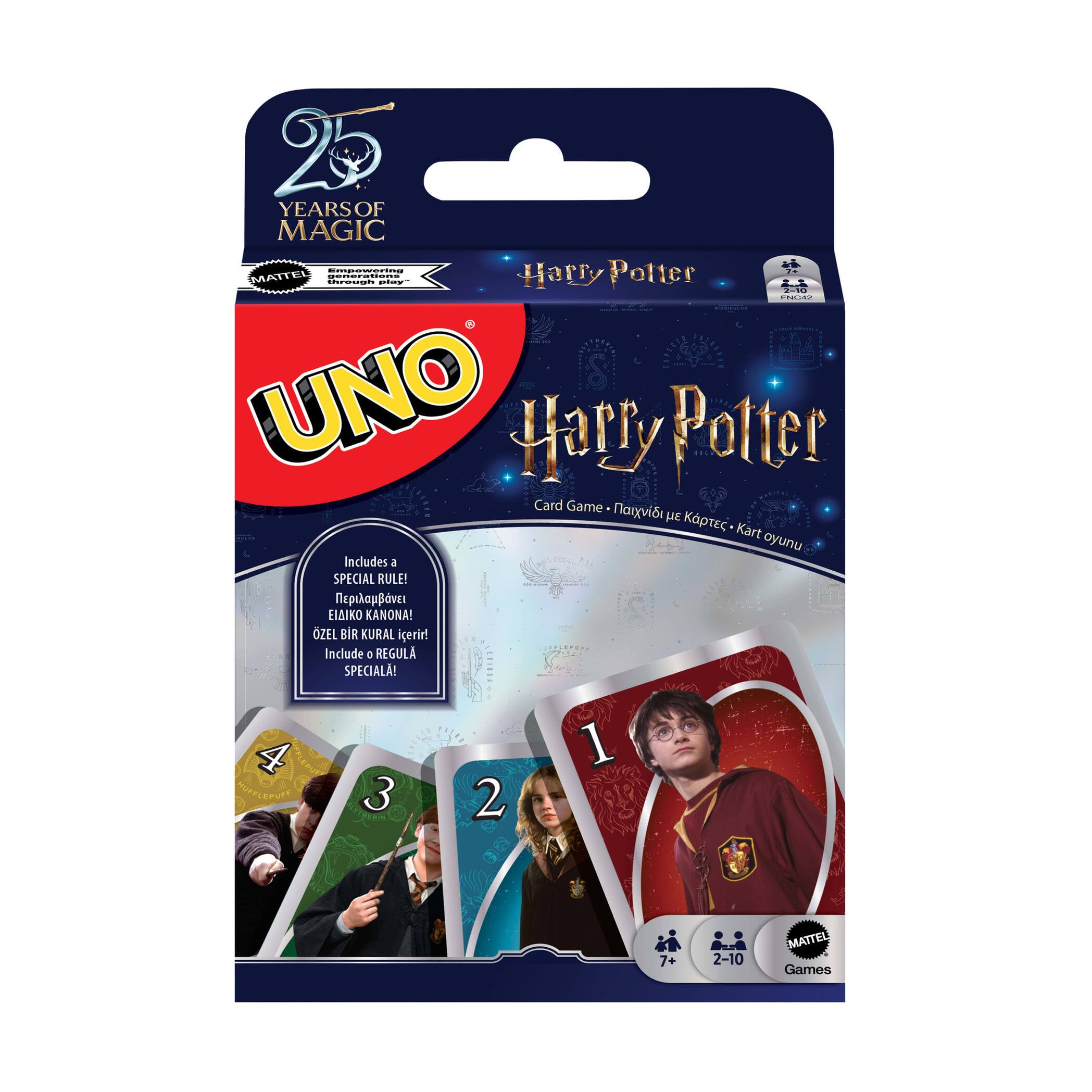 UNO Harry Potter Card Game - Collectible Deck for 2-10 Players, Ages 7+ 7