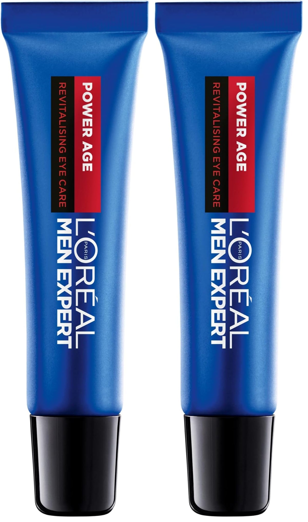 L'Oréal Men Expert Power Age Eye Cream with Hyaluronic Acid - 2 x 15ml