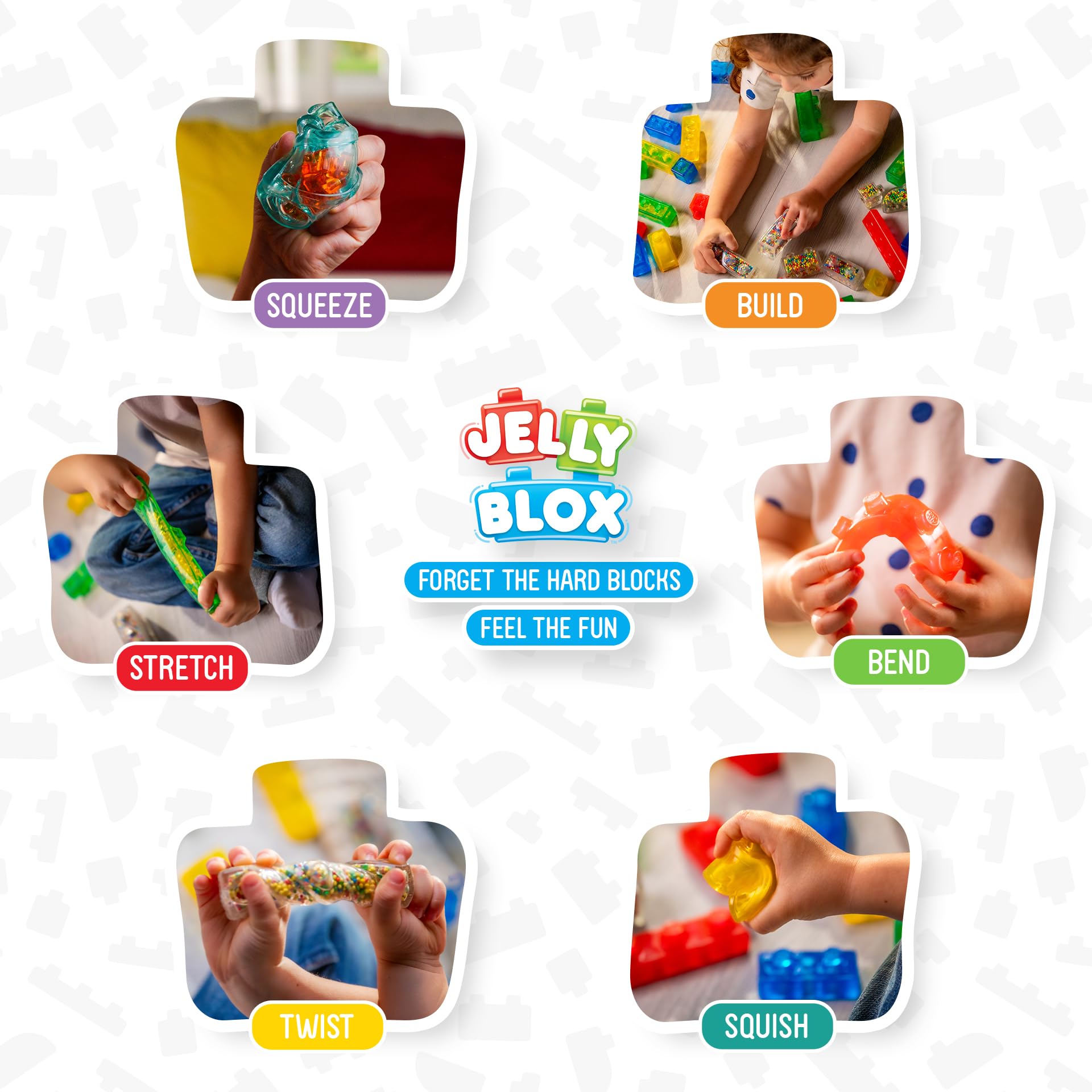 Jelly Blox Farm Set - Squishy Building Blocks for Toddlers 2+ 13