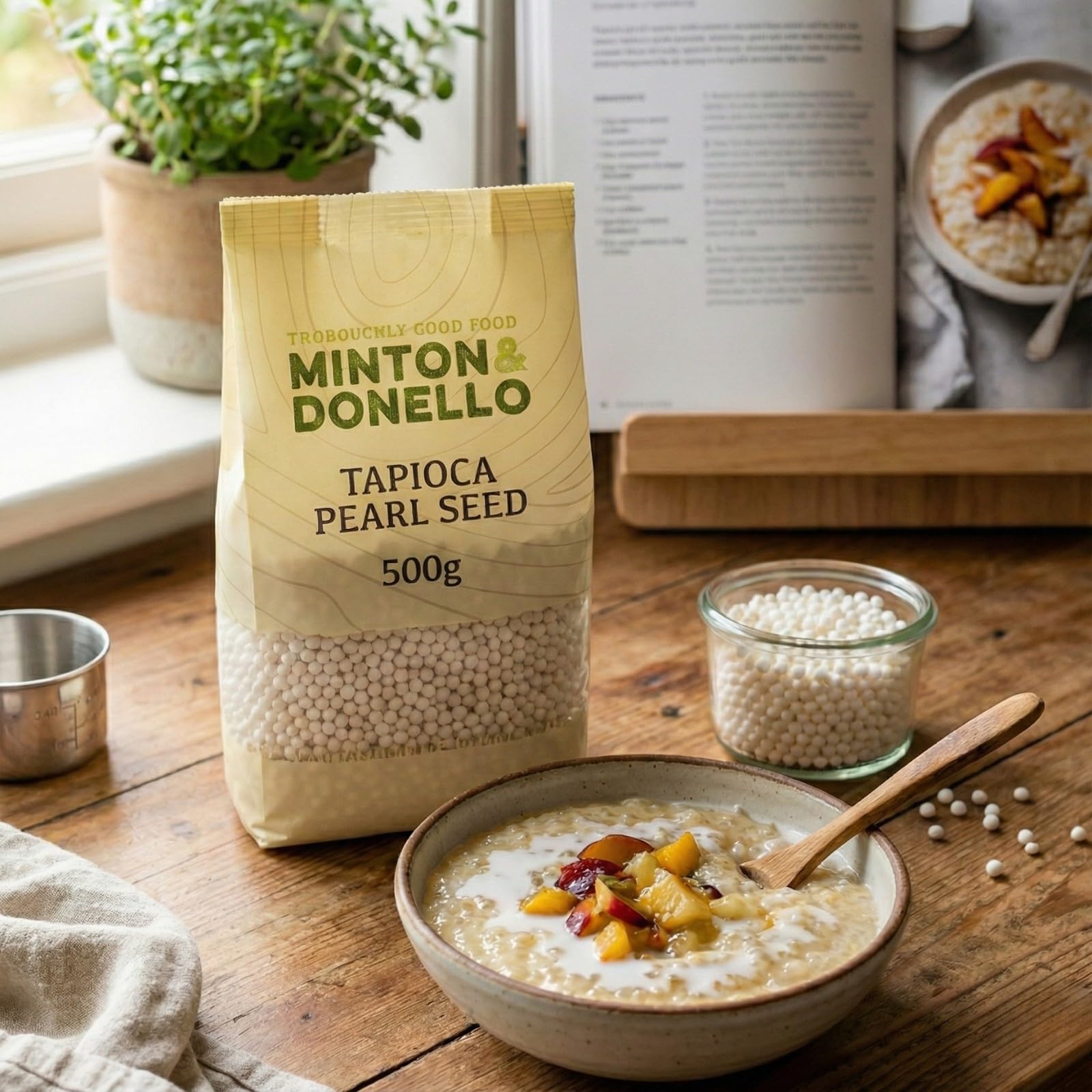 Minton & Donello Tapioca Seed Pearls - Soft, Light & Chewy | 500g Pack 3