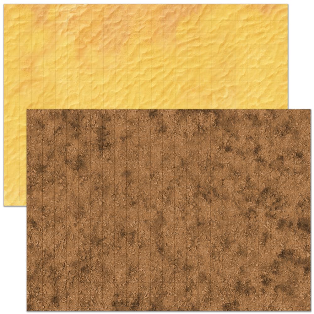 Loke BattleMats Essential RPG Battle Maps Starter Set - Dry Erase Ready, Lay Flat Play Area | 23 x 17 inches 6