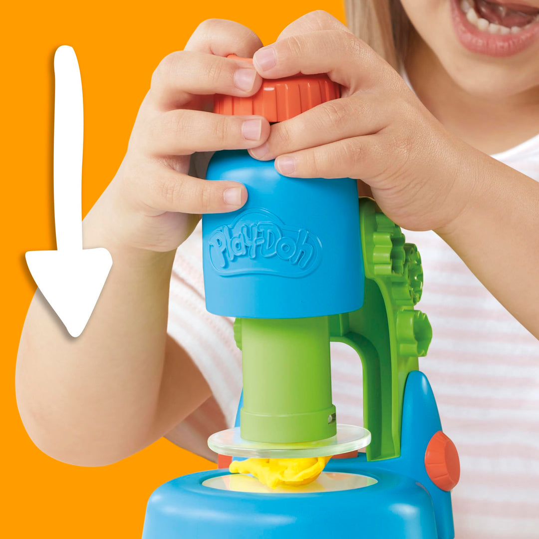 Play-Doh Light & Look Microscope Playset - Educational Science Toy for Kids 3+