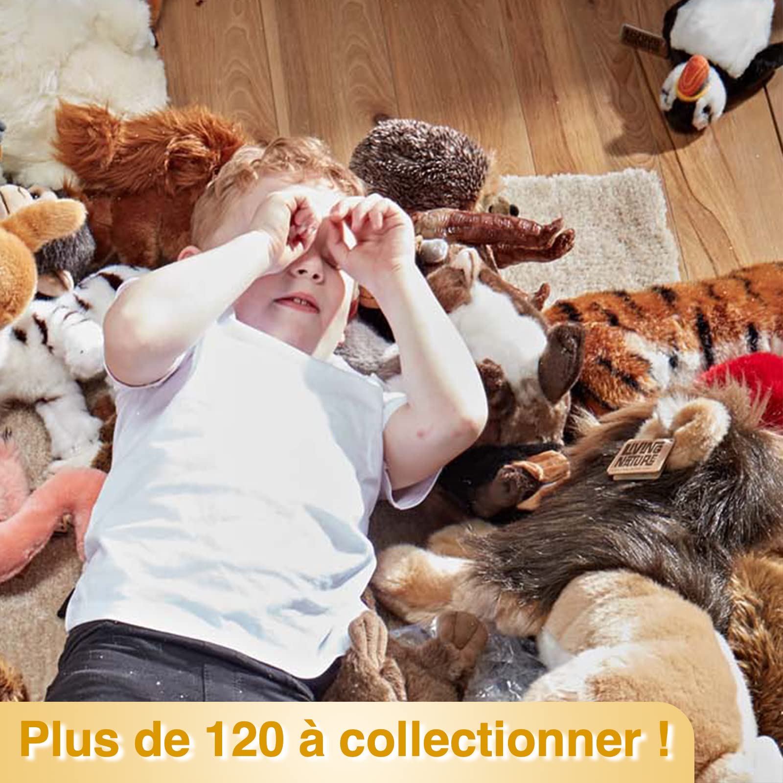 Living Nature Badger Soft Toy AN234 - Medium 20cm | Eco-Friendly Plush | Educational 8