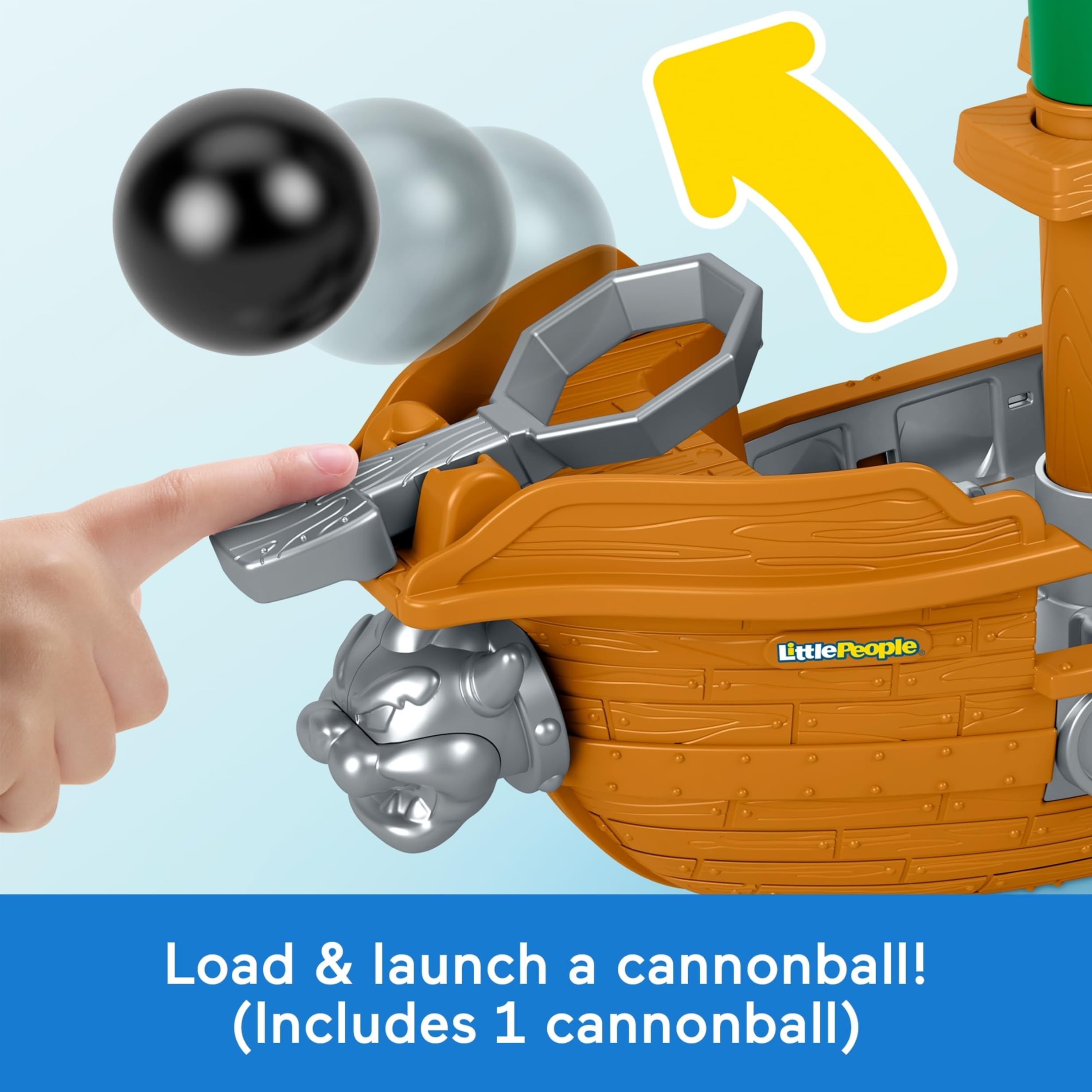 Fisher-Price Little People Toddler Toy My Mario Bowser’s Airship Playset wi 2
