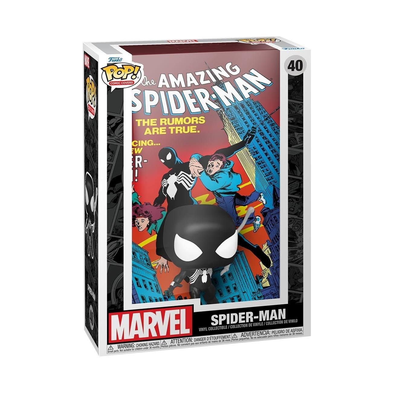 Funko Comic Cover Amazing Spider-Man #252 - Spider-Man Collectable Vinyl Figure | 7-Inch Display