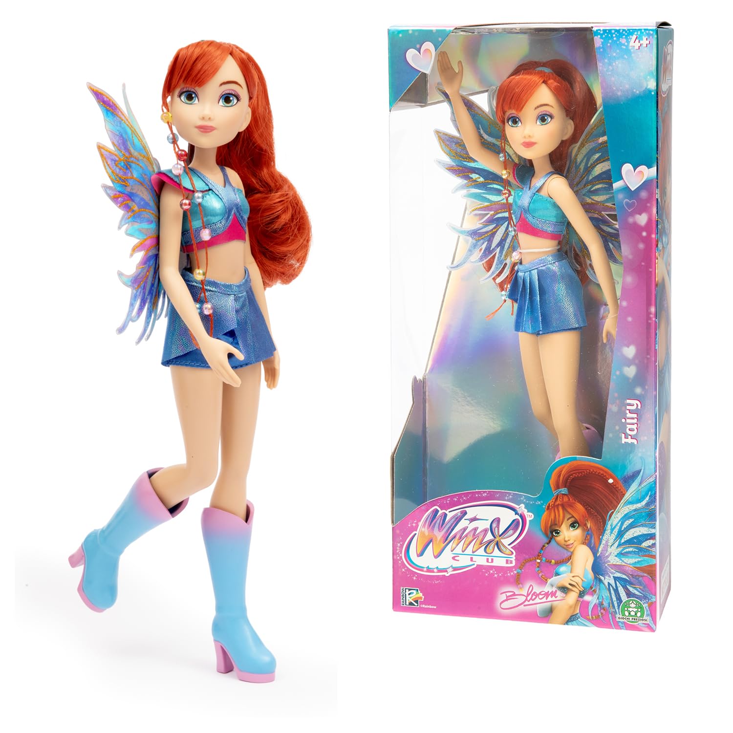 Winx Club Bloom Fairy Doll - 26 cm, Articulated Joints, Removable Glitter Wings | Ages 4+ 1