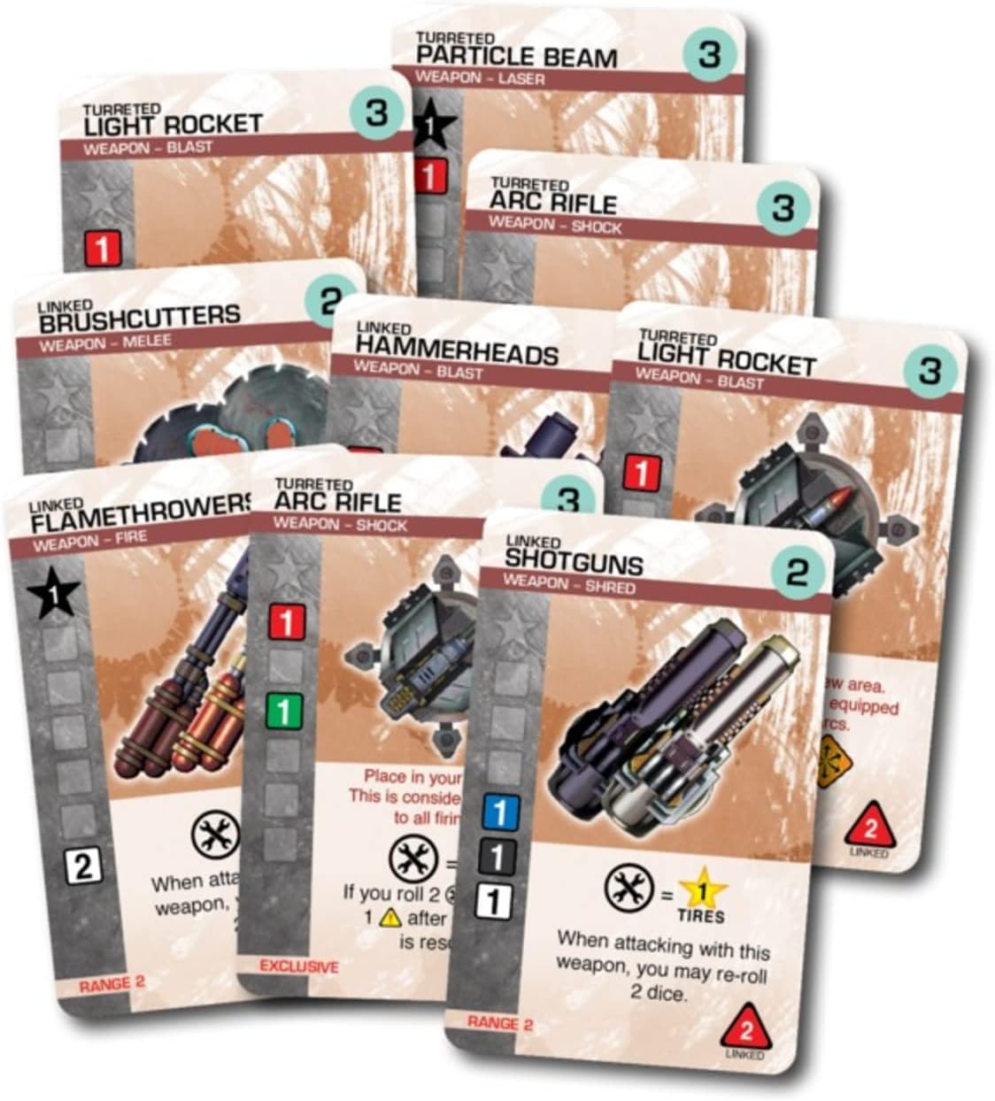 Steve Jackson Games Car Wars Linked Weapons Pack SW 2