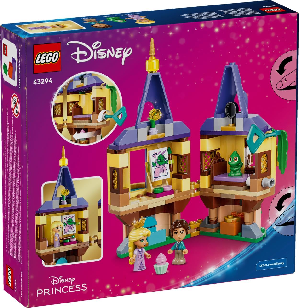 LEGO Disney Princess Rapunzel's Mini Tower Building Set 43294 | Ages 5+ 9