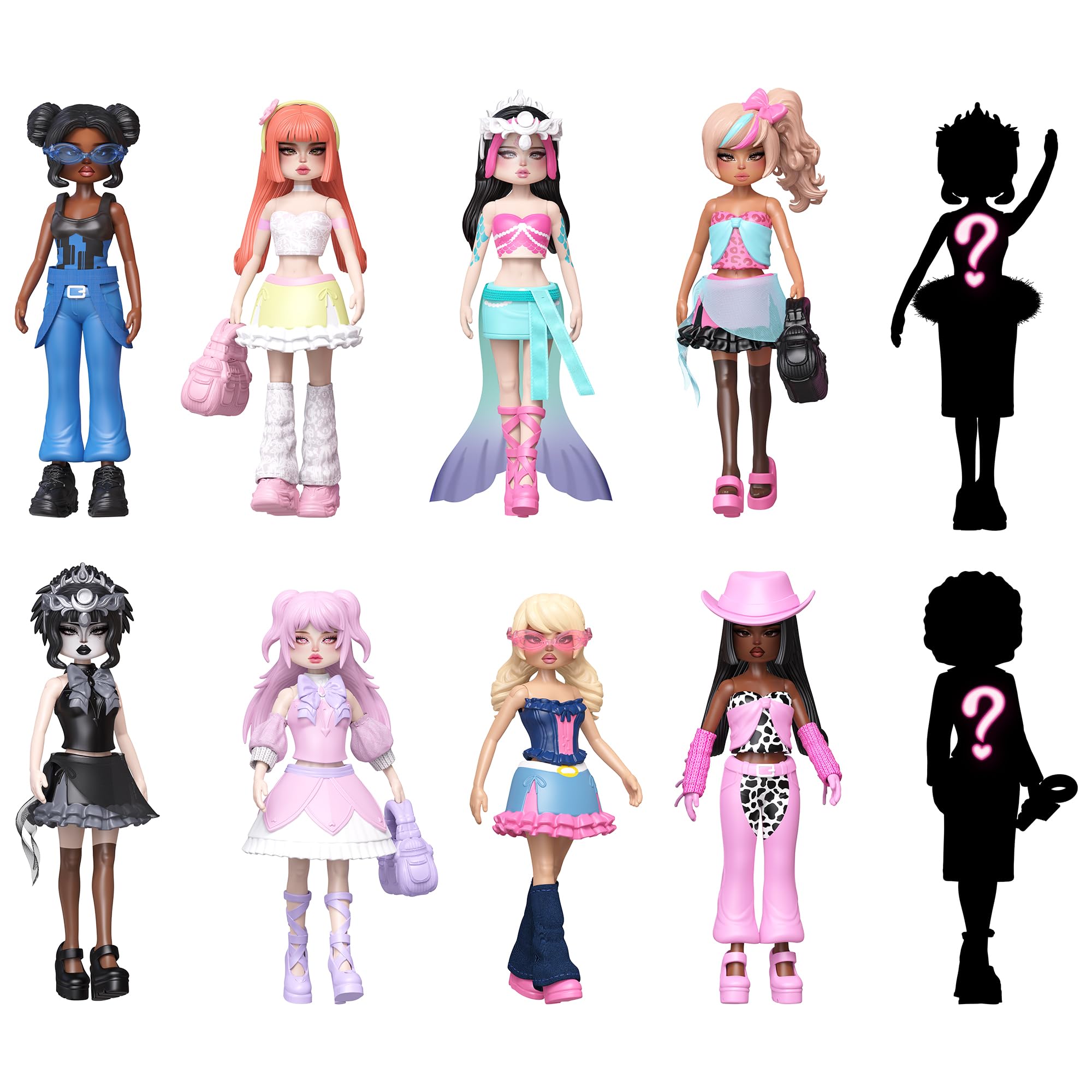 Dress To Impress Mystery Models Series 2 - Collectible Posable Dolls with Display Capsule & DLC Code 2