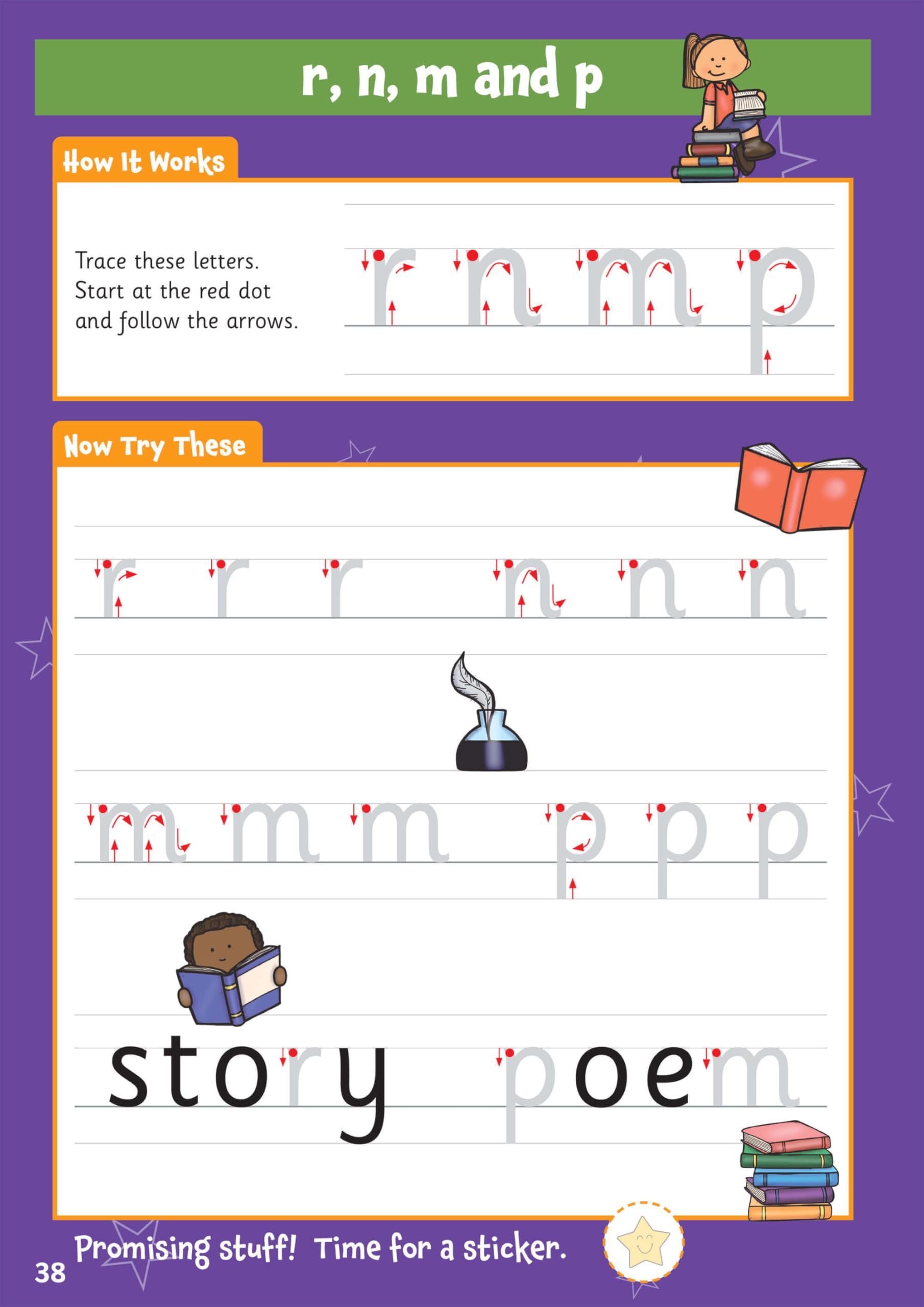 CGP 10 Minutes a Day Starting School Activity Book for Ages 4-5 | Over 100 Stickers 6