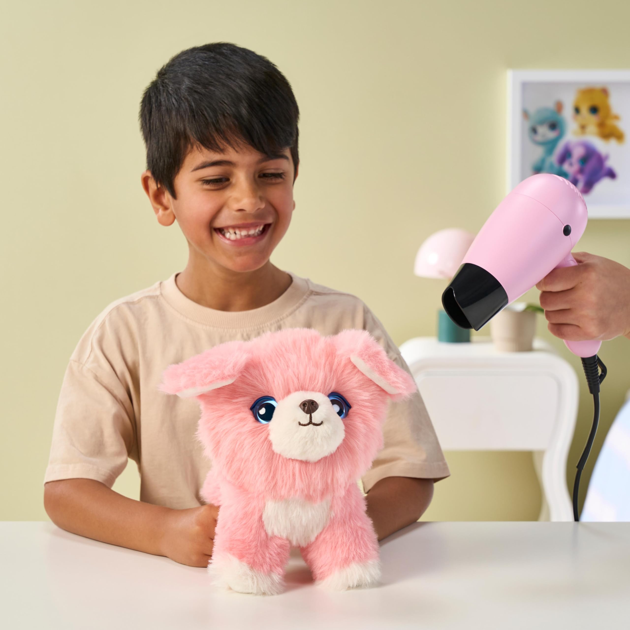 SCRUFFALUVS Puppy Mystery Plush Toy - Wash to Reveal Surprise | 19cm Tall 6