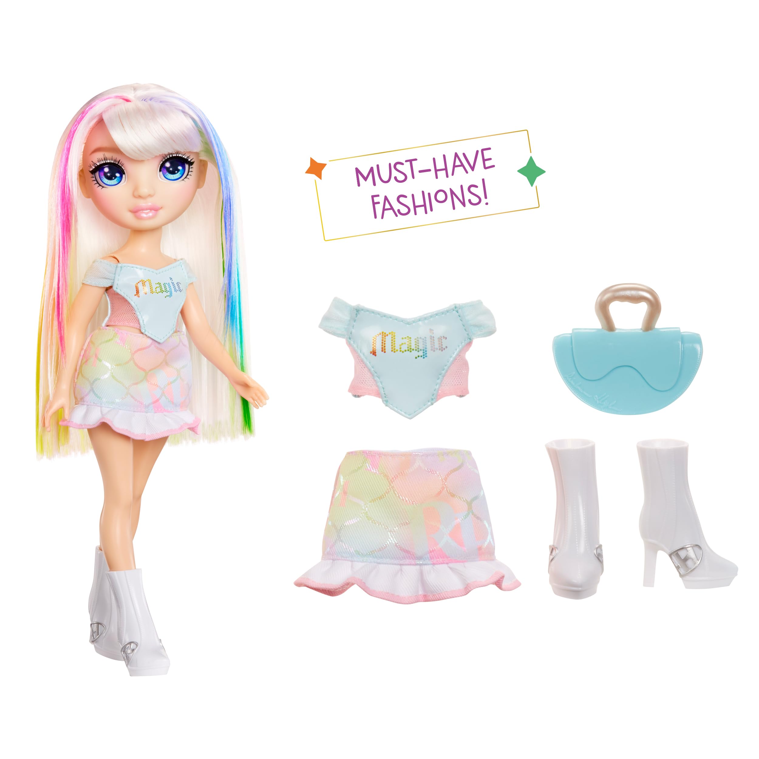 Rainbow High Amaya Fashion Doll - 11-inch Posable Doll with Statement Outfit and Stylish Handbag | Ages 4+ 2