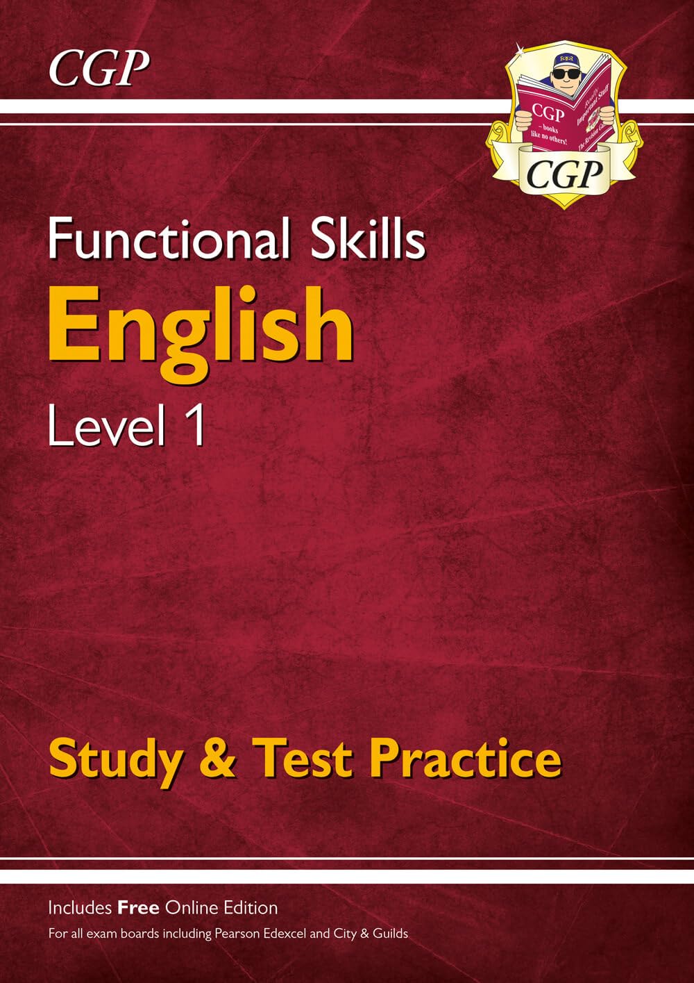 CGP Functional Skills English Level 1 Study & Test Practice Book (2021 & Beyond)