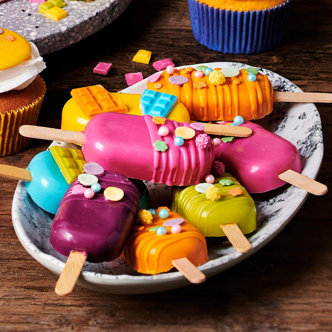 FunCakes Deco Melts Black - Baking Decoration Melts, AZO Free, 250g