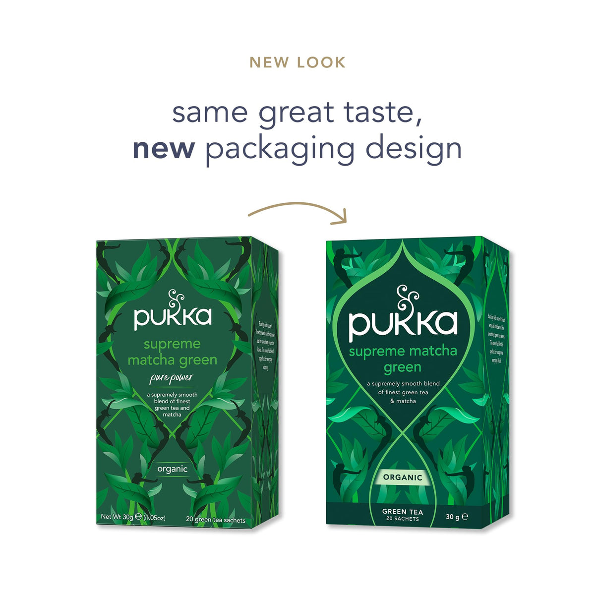 Pukka Herbs Supreme Matcha Green Tea - Organic, 20 Tea Bags x 4