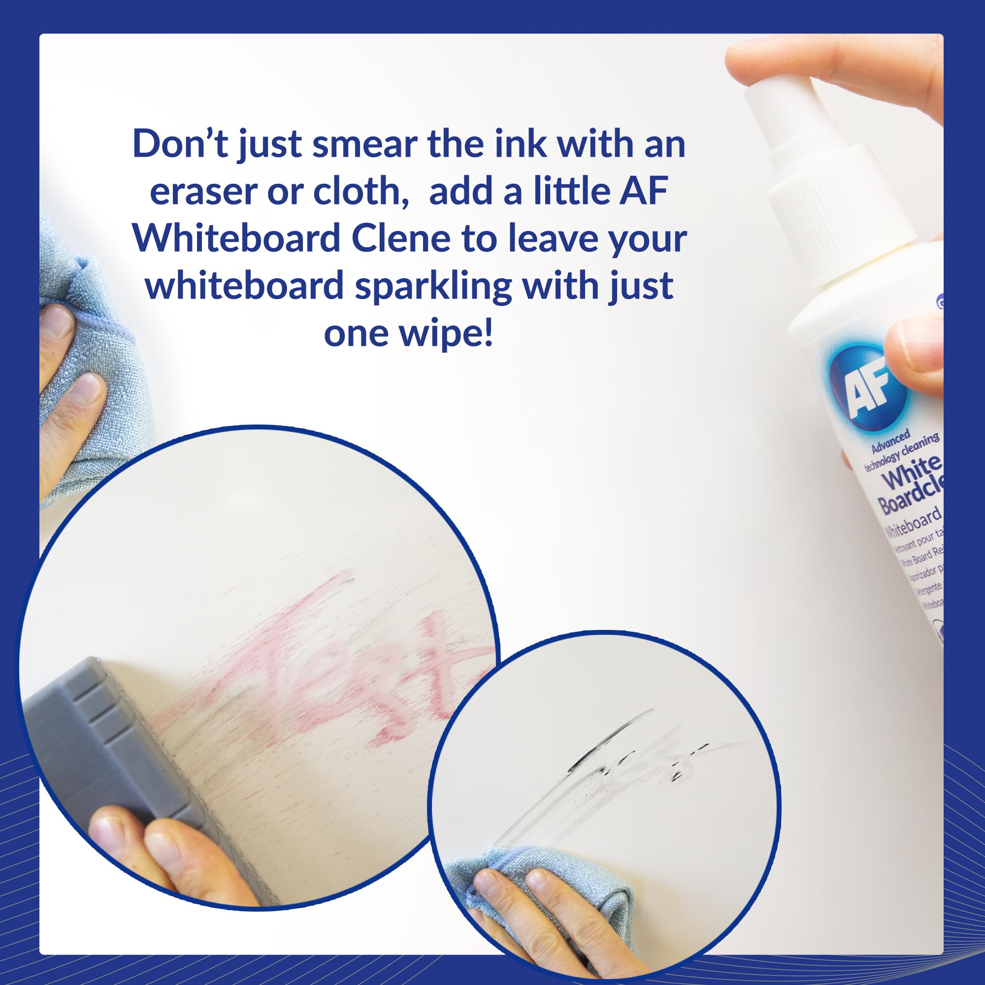 AF White Boardclene - Removes Dry Ink & Grease from Whiteboards | 250ml Pump Spray 5