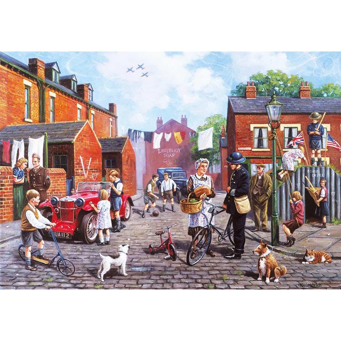 Gibsons Britain at War Jigsaw Puzzle - 100 XXL Pieces | Recycled Board | Includes Poster 4