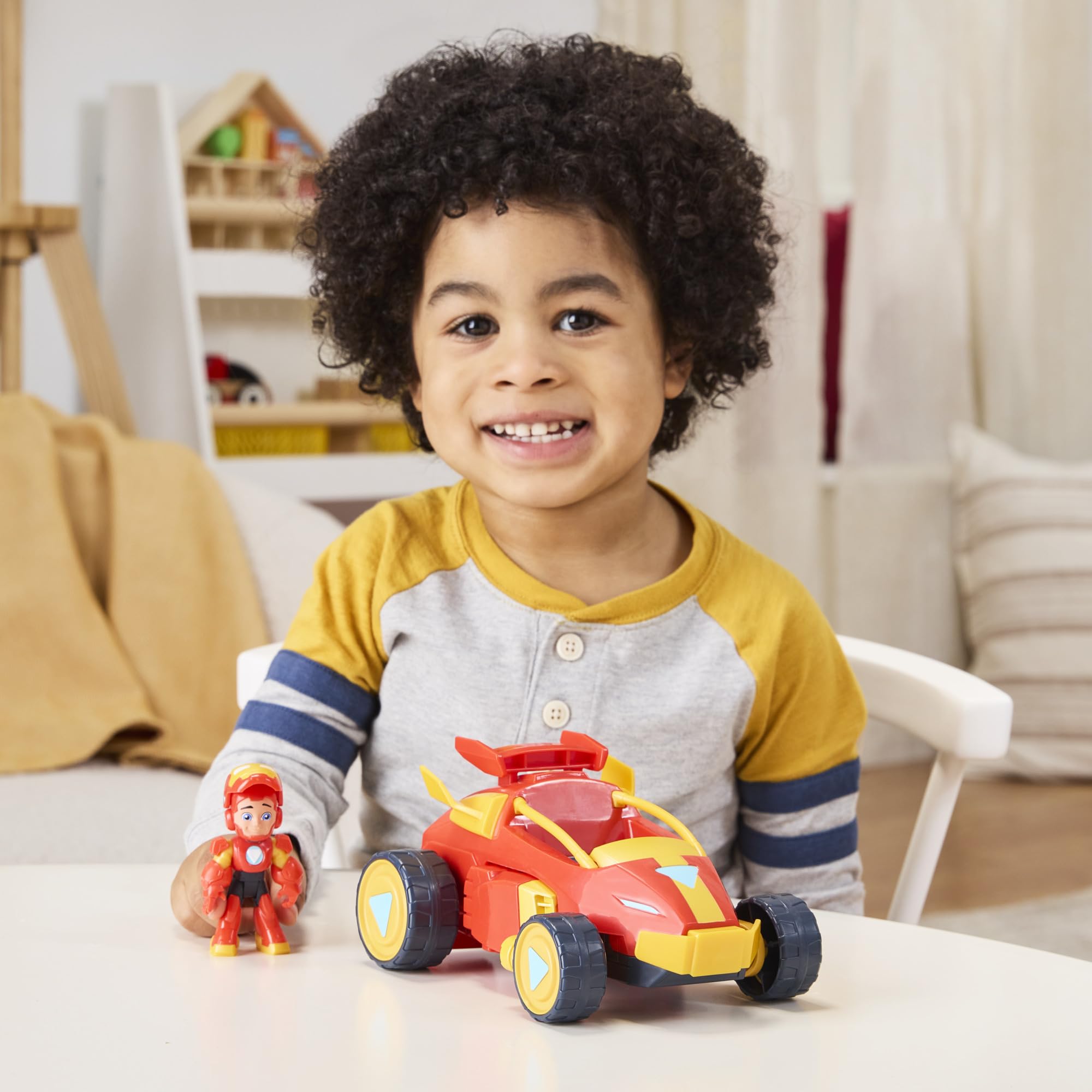 Iron Man 2-in-1 Mech Suit & Vehicle Action Figure - Ages 3+ 2