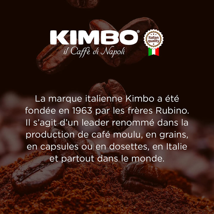 Kimbo Espresso Napoli Whole Coffee Beans - Dark Roast 250g
