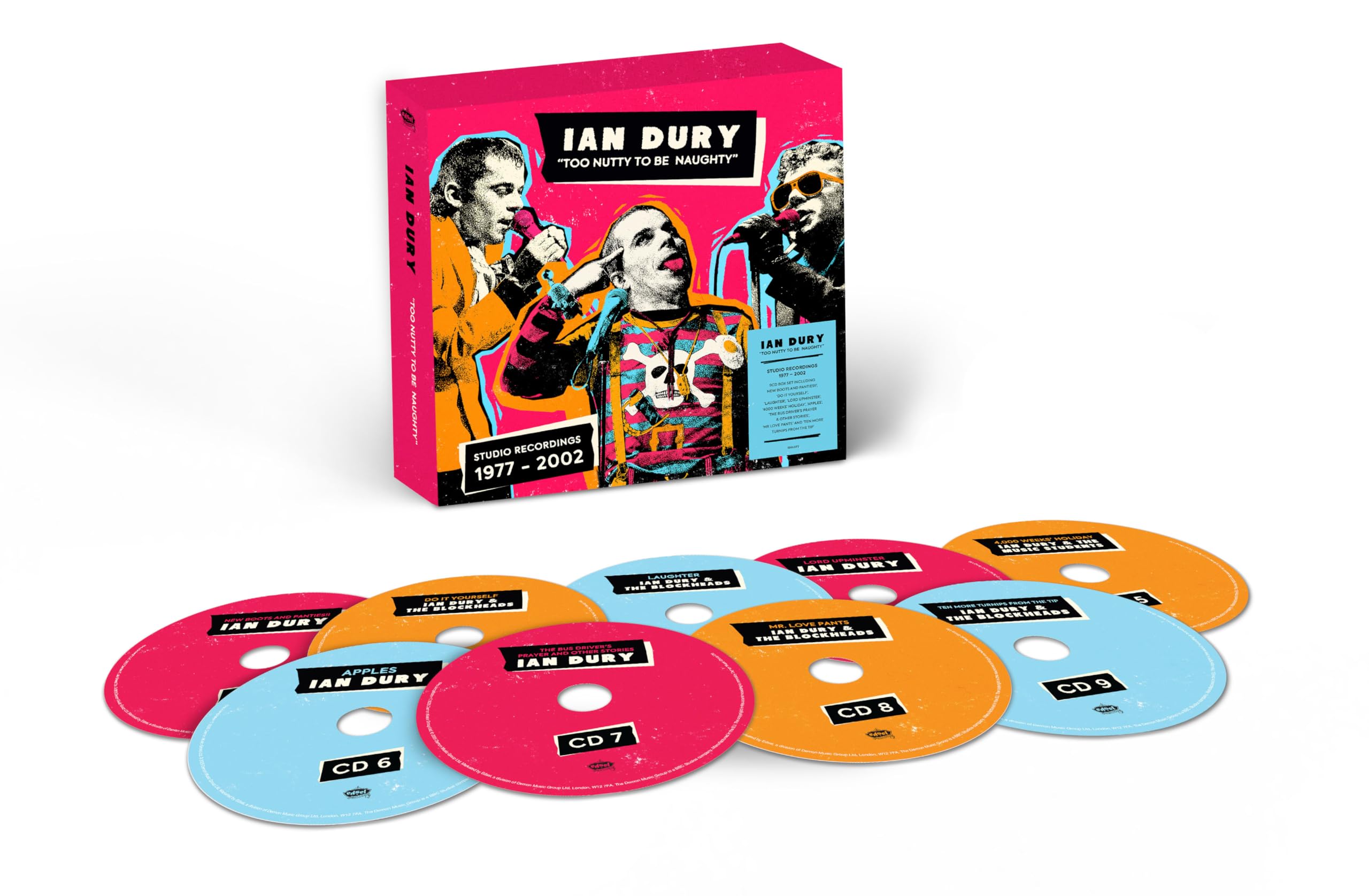 Ian Dury - Too Nutty To Be Naughty: Studio Recordings 1977-2002 [9CD Box set] 2