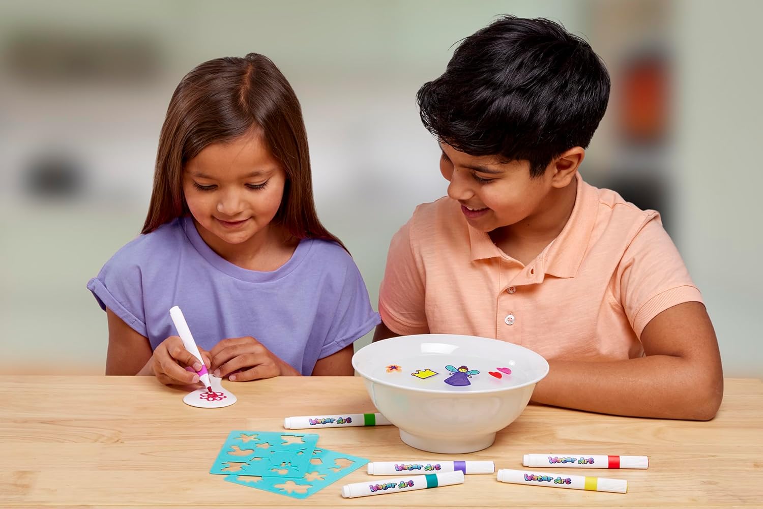 Water Art X-WA1003F Fairy Garden 6-Pen Craft Set - Arts & Crafts for Kids 2