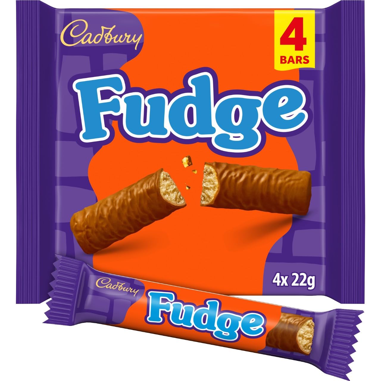 Cadbury Milk Chocolate Fudge Bar, 88 g (Pack of 4) 1