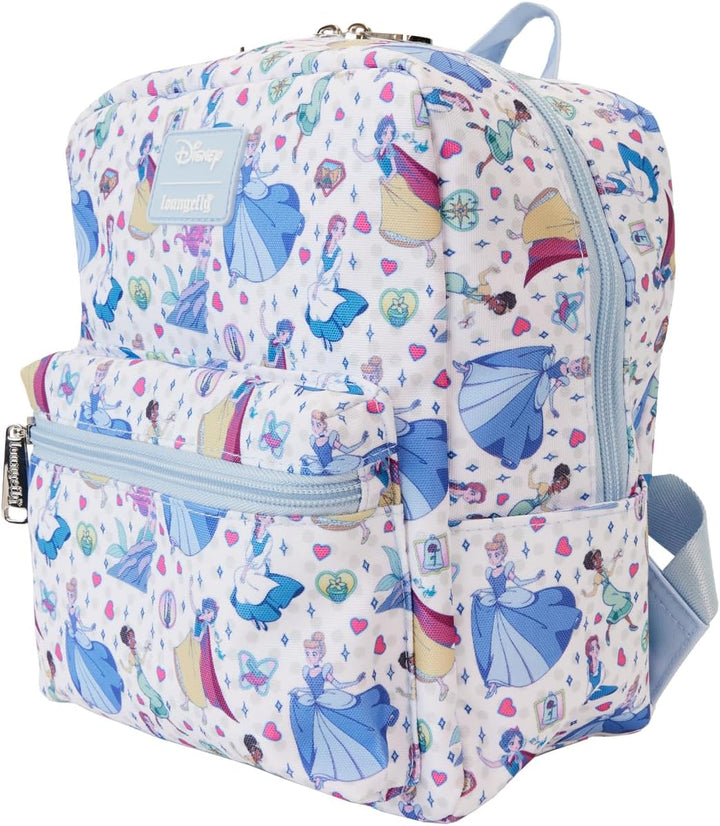 Loungefly: Disney - Princess - Manga Style AOP Nylon Mini Backpack