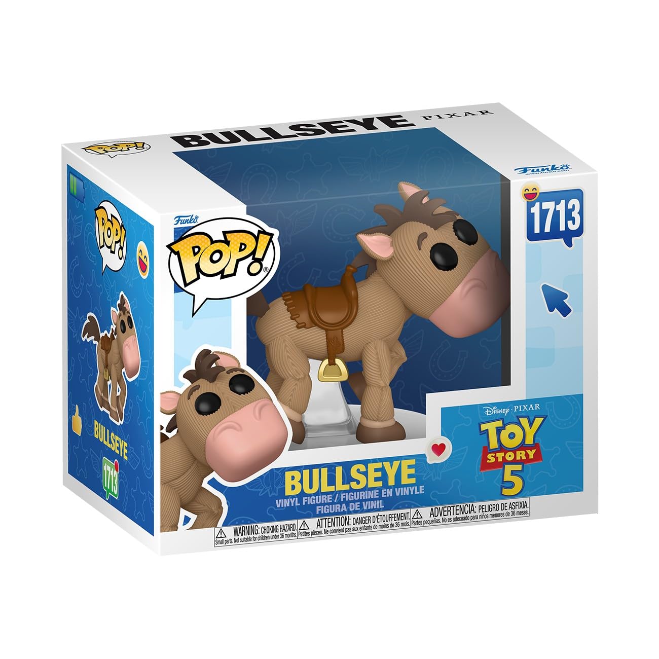Funko POP! Premium Toy Story 5 Bullseye Collectable Vinyl Figure | 3.75 in | Model 90769