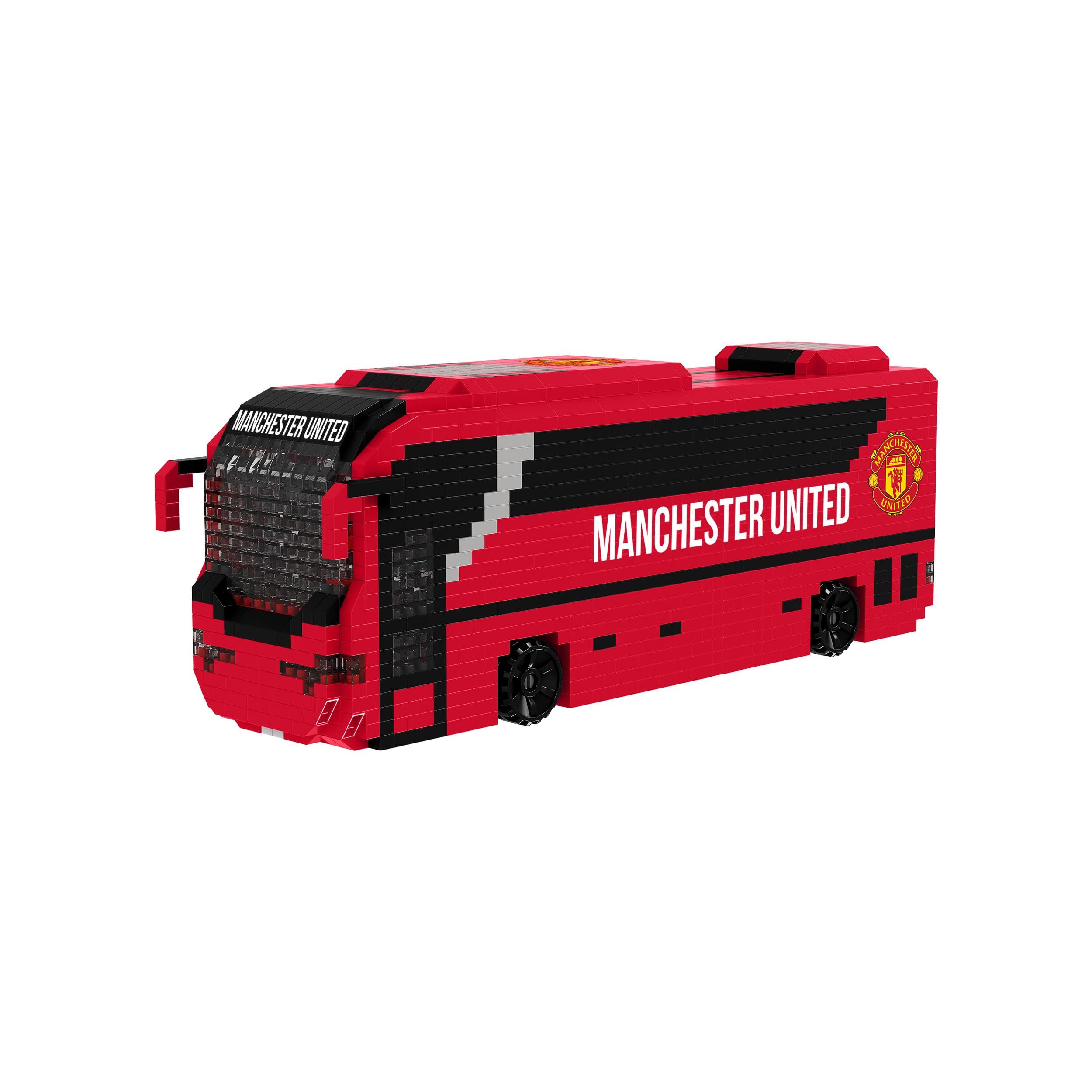 FOCO Manchester United FC BRXLZ Coach Building Set - 1347 Pieces | Ages 12+